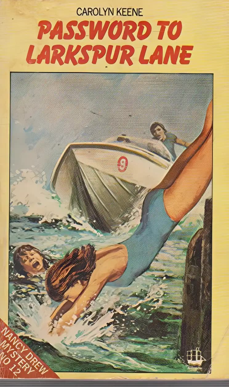 Book cover of 'The Password to Larkspur Lane'