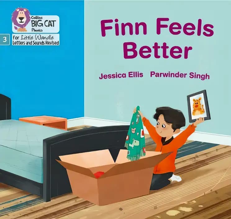 Book cover of 'Finn Feels Better: Phase 3 Set 1'