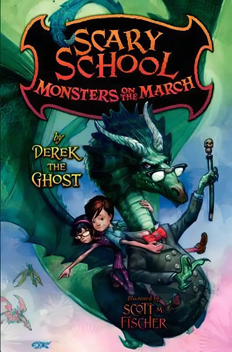 Book cover of 'Scary School #2: Monsters on the March'