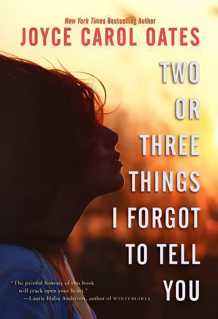 Book cover of 'Two or Three Things I Forgot to Tell You'