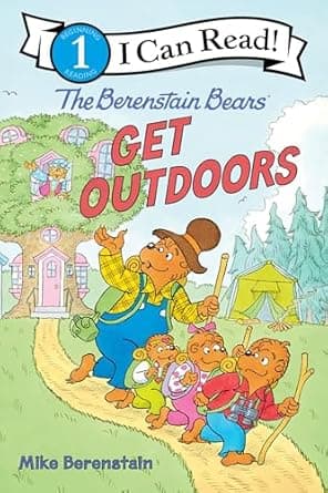 Book cover of 'The Berenstain Bears: Get Outdoors (I Can Read Level 1)'