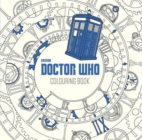 Book cover of 'Doctor Who: The Colouring Book'