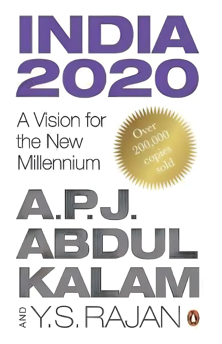 Book cover of 'India 2020: A Vision for the New Millennium'