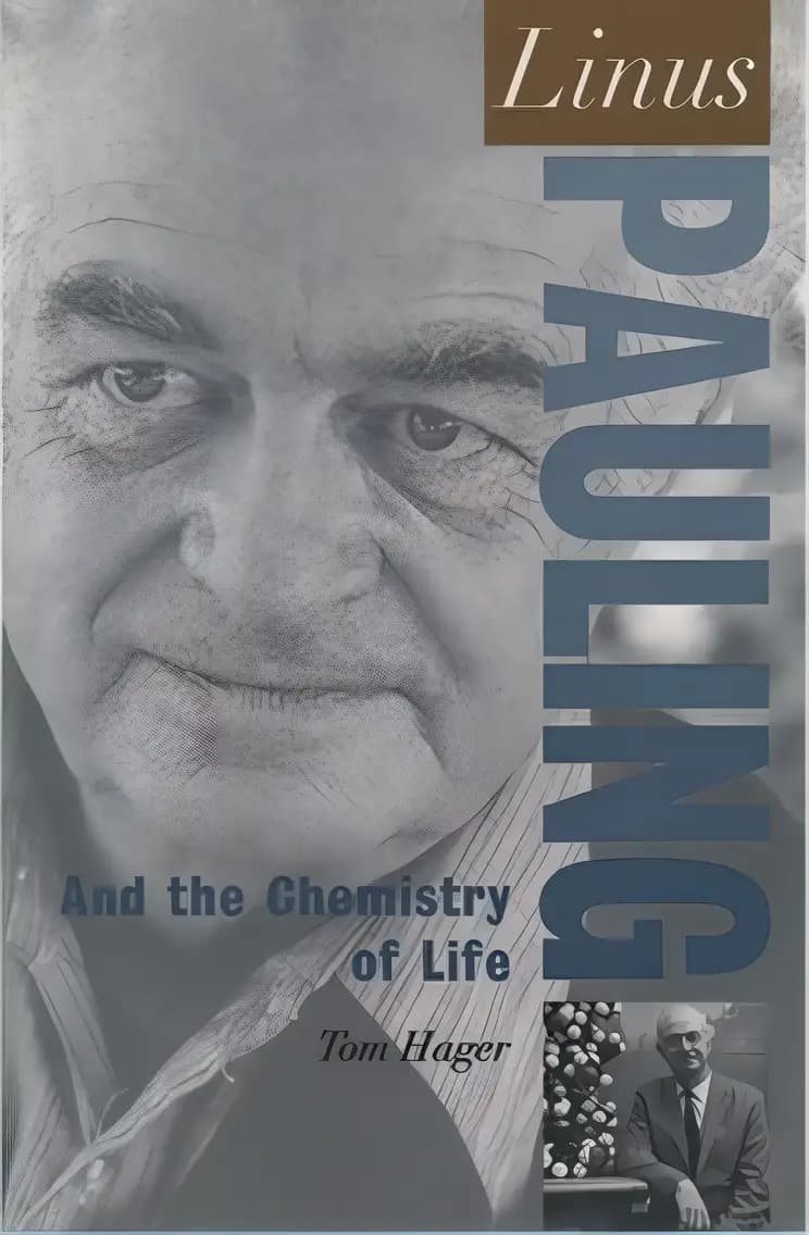 Book cover of 'Linus Pauling: And the Chemistry of Life (Oxford Portraits in Science)'