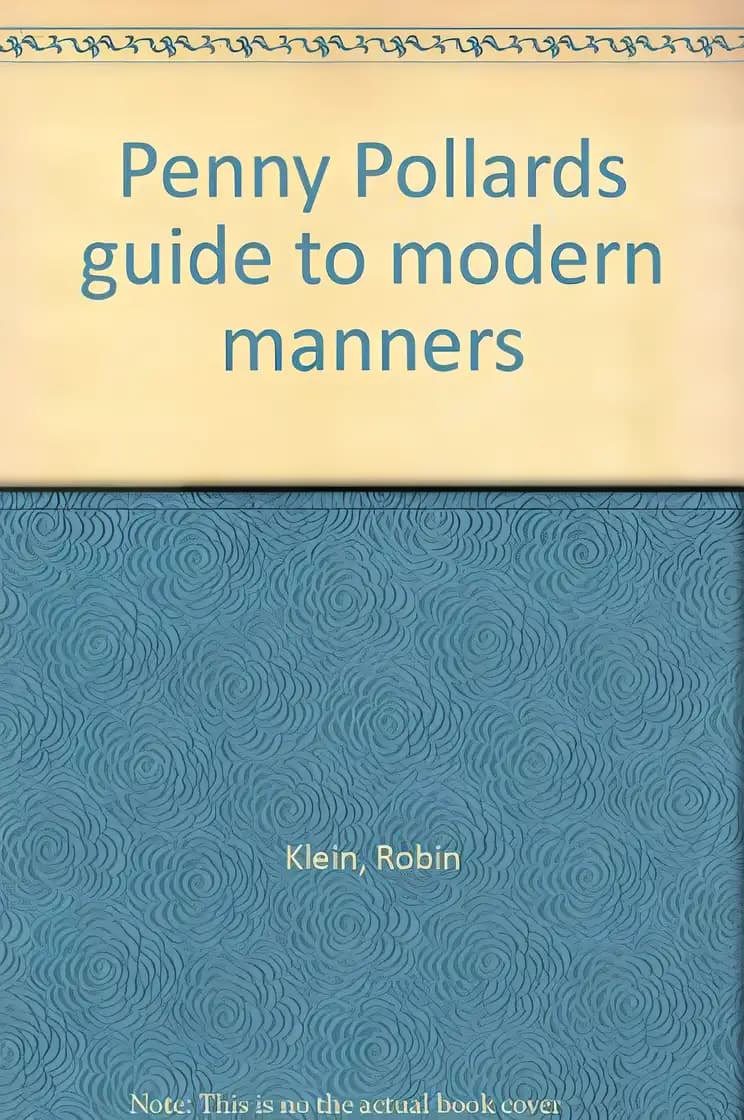 Book cover of 'Penny Pollard Guide to Modern Manners'