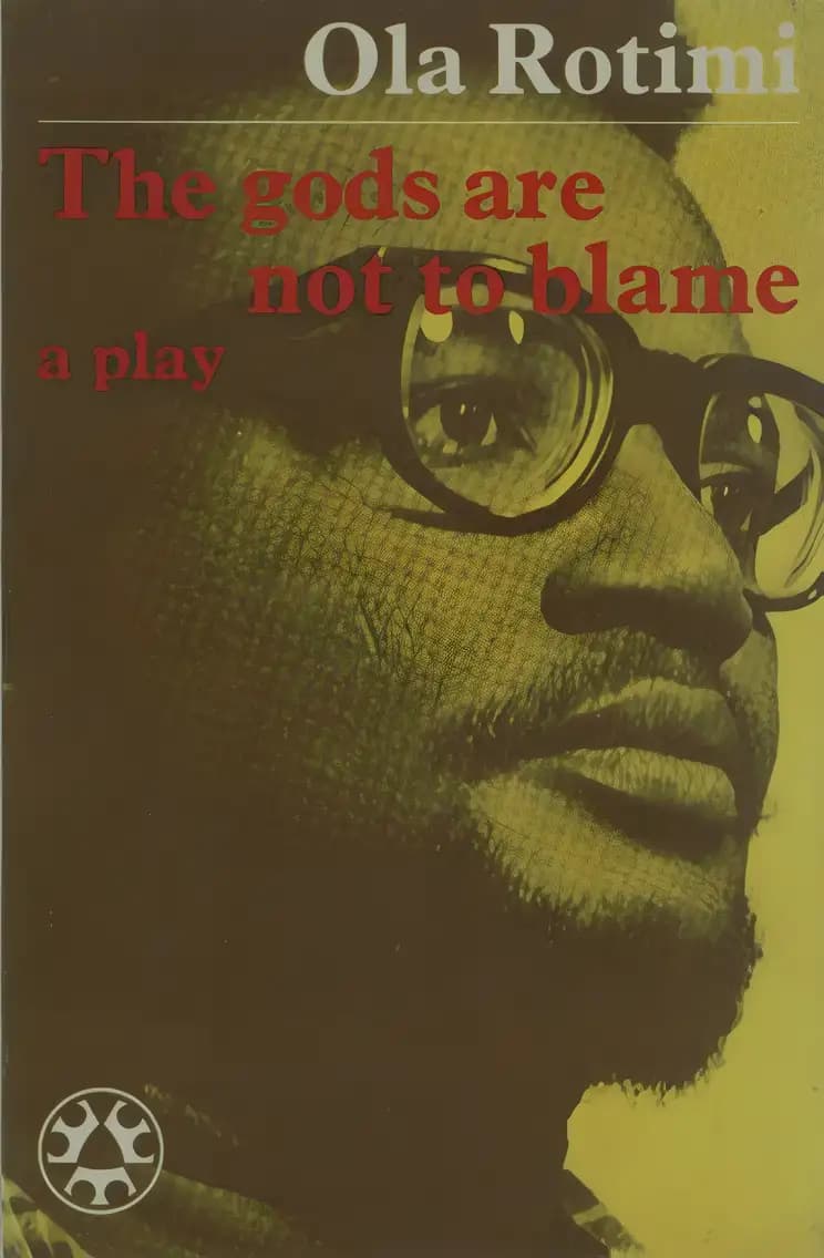 Book cover of 'The gods are not to blame'