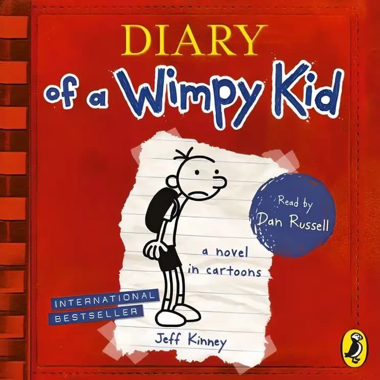 Book cover of 'Diary Of A Wimpy Kid (Book 1)'