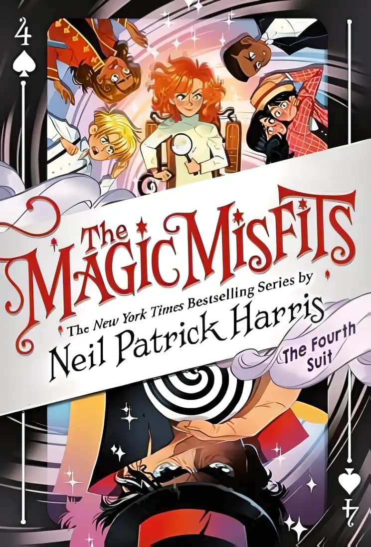 Book cover of 'The Magic Misfits: The Fourth Suit'