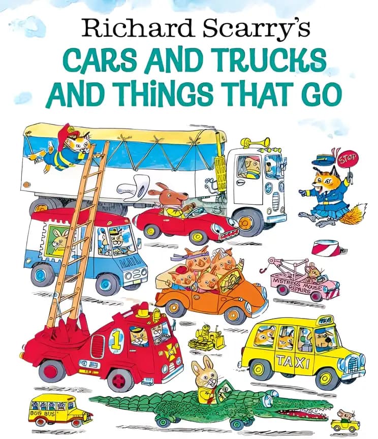 Book cover of 'Cars and Trucks and Things That Go'