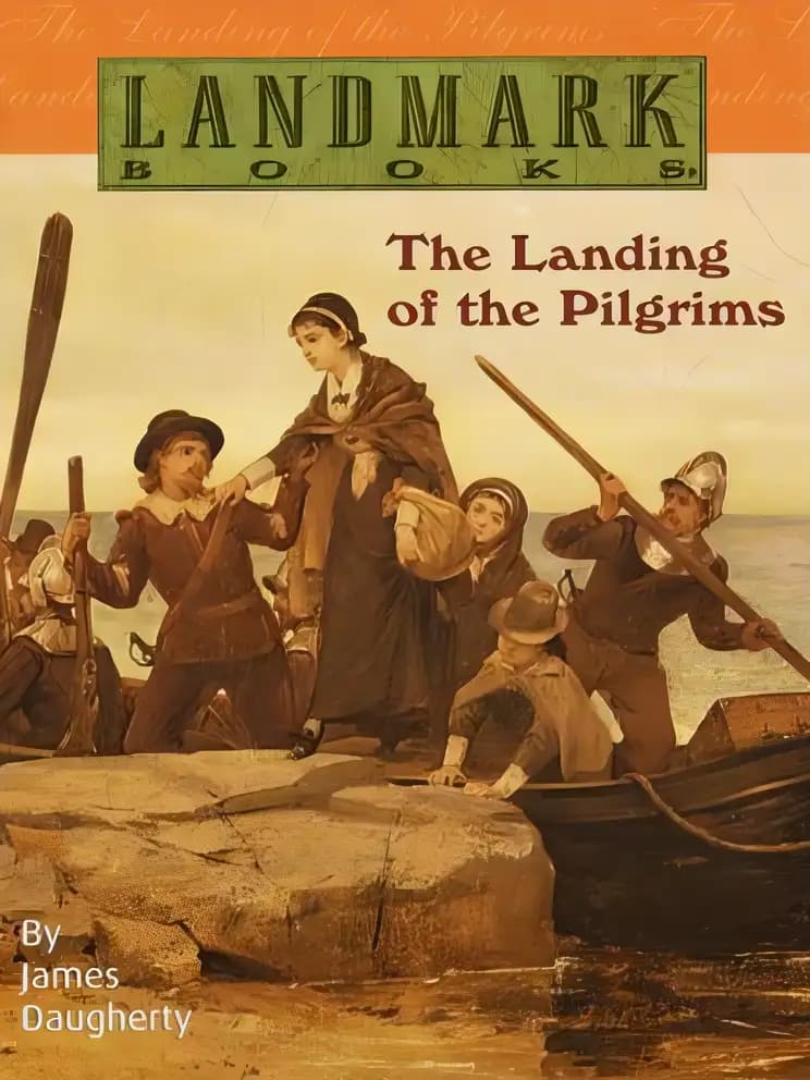 Book cover of 'The Landing of the Pilgrims (Landmark Books)'