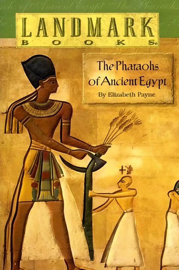 Book cover of 'The Pharaohs of Ancient Egypt (Landmark Books)'