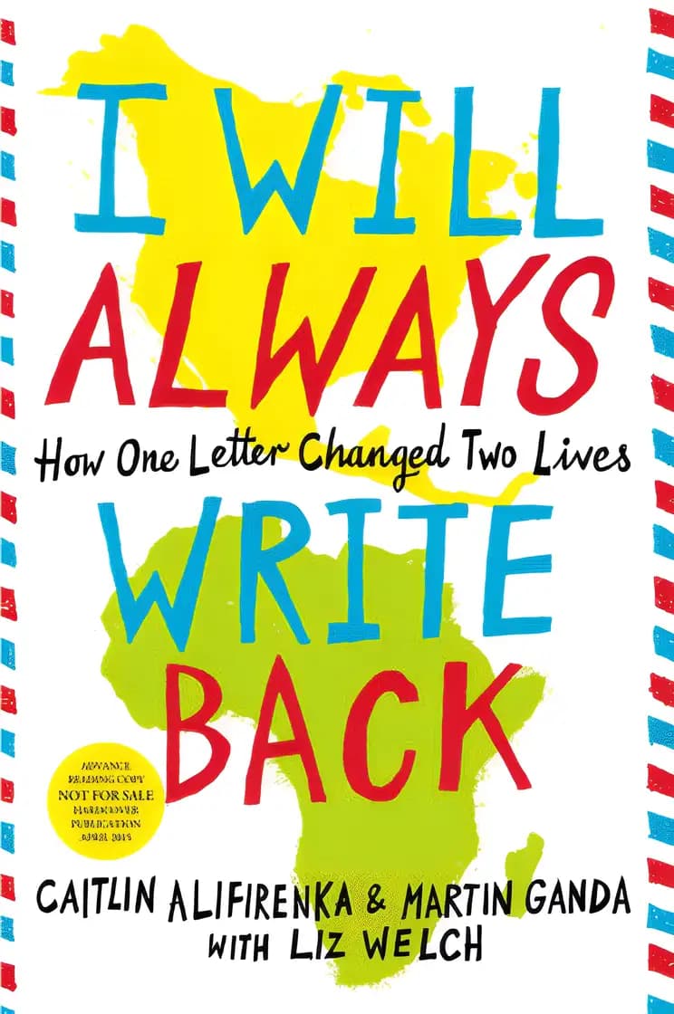 Book cover of 'I Will Always Write Back: How One Letter Changed Two Lives'
