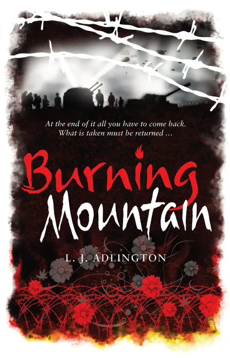 Book cover of 'The Burning Mountain'