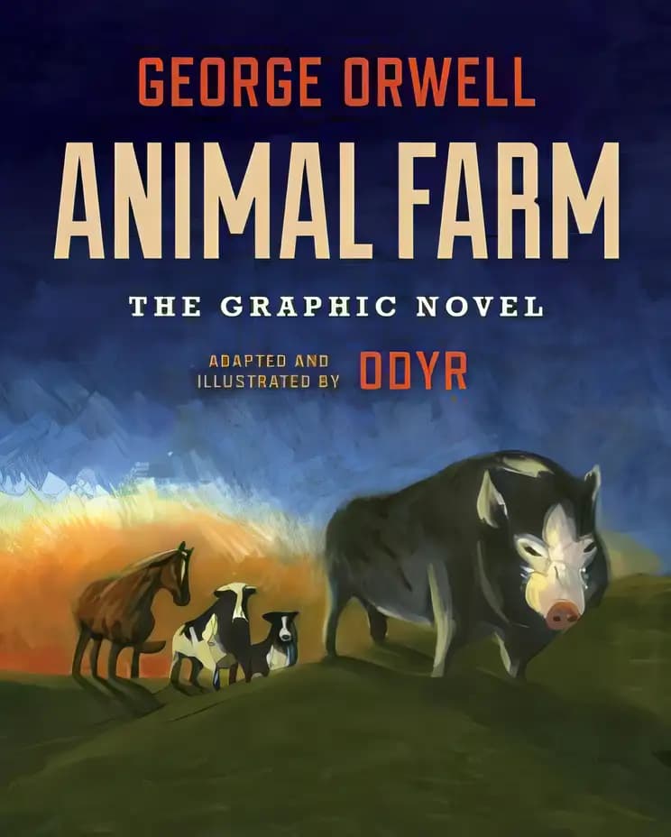 Book cover of 'Animal Farm: The Graphic Novel'