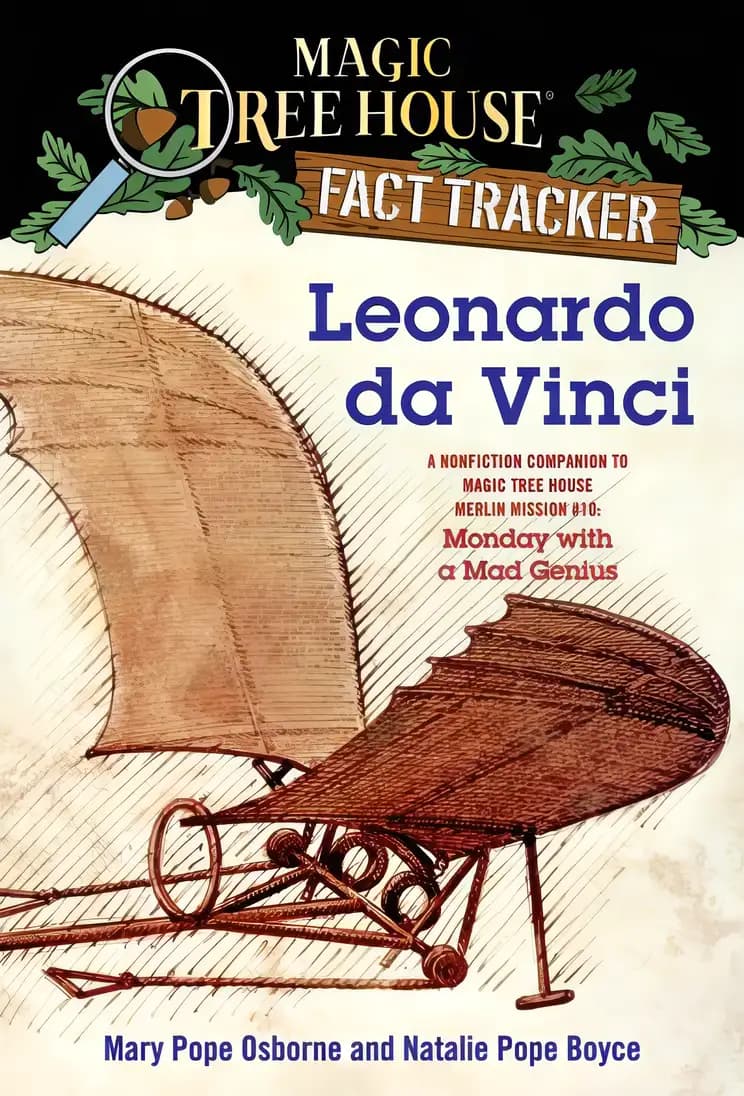 Book cover of 'Leonardo da Vinci: A Nonfiction Companion to Magic Tree House Merlin Mission #10: Monday with a Mad Genius'