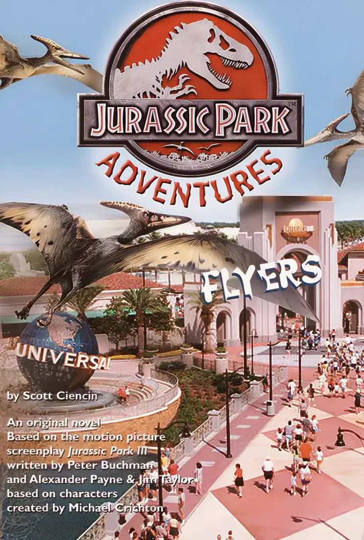 Book cover of 'Flyers-Jurassic Park(TM) Adventures #3 (Jurassic Park Adventures)'