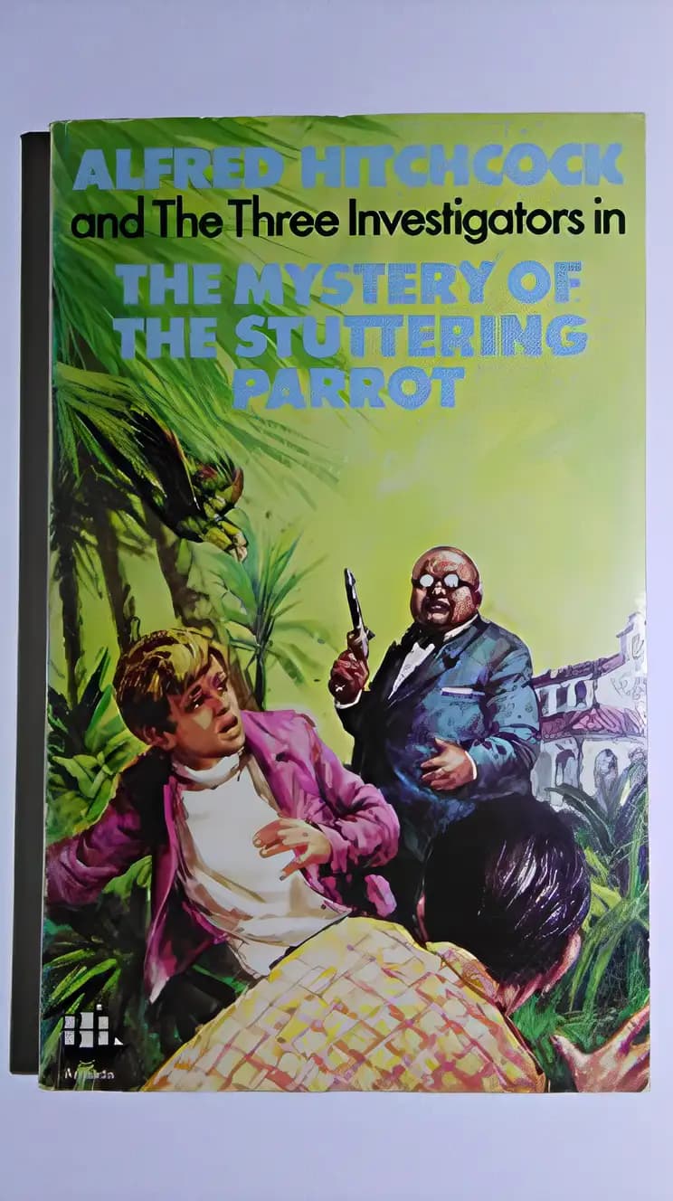 Book cover of 'The Mystery of the Stuttering Parrot'