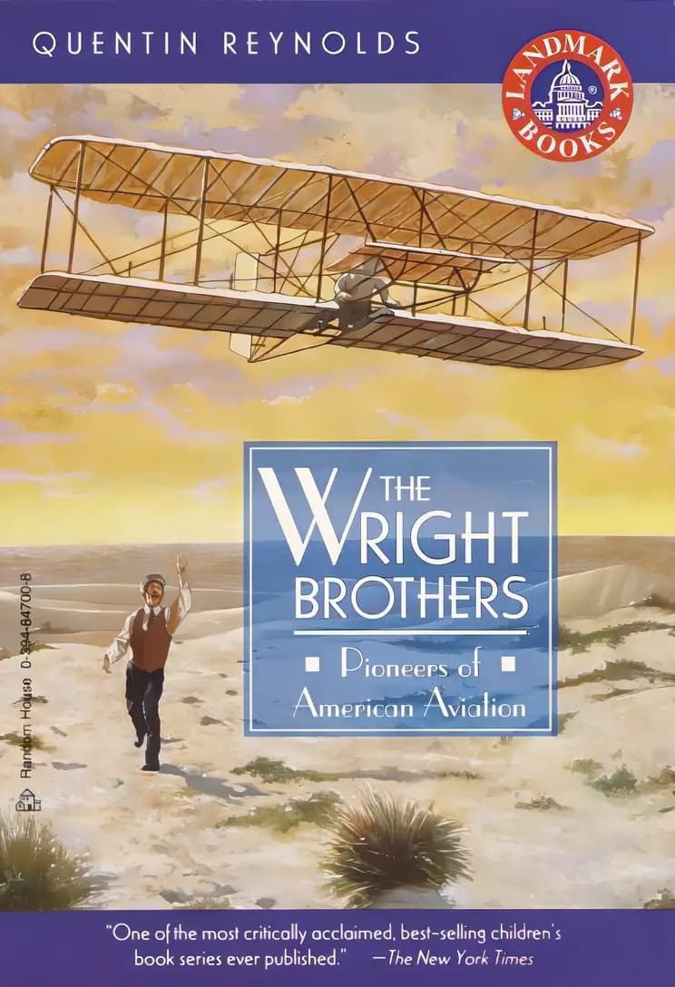 Book cover of 'The Wright Brothers: Pioneers of American Aviation (Landmark Books)'