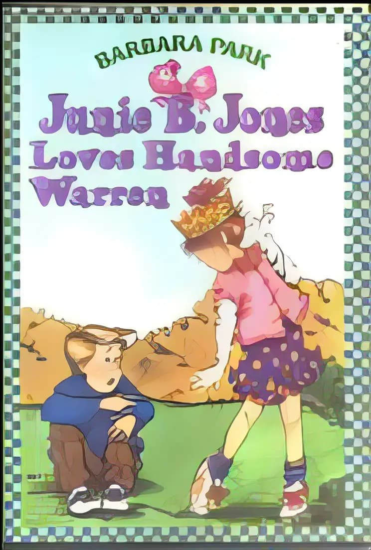 Book cover of 'Junie B Jones Loves Handsome Warren'