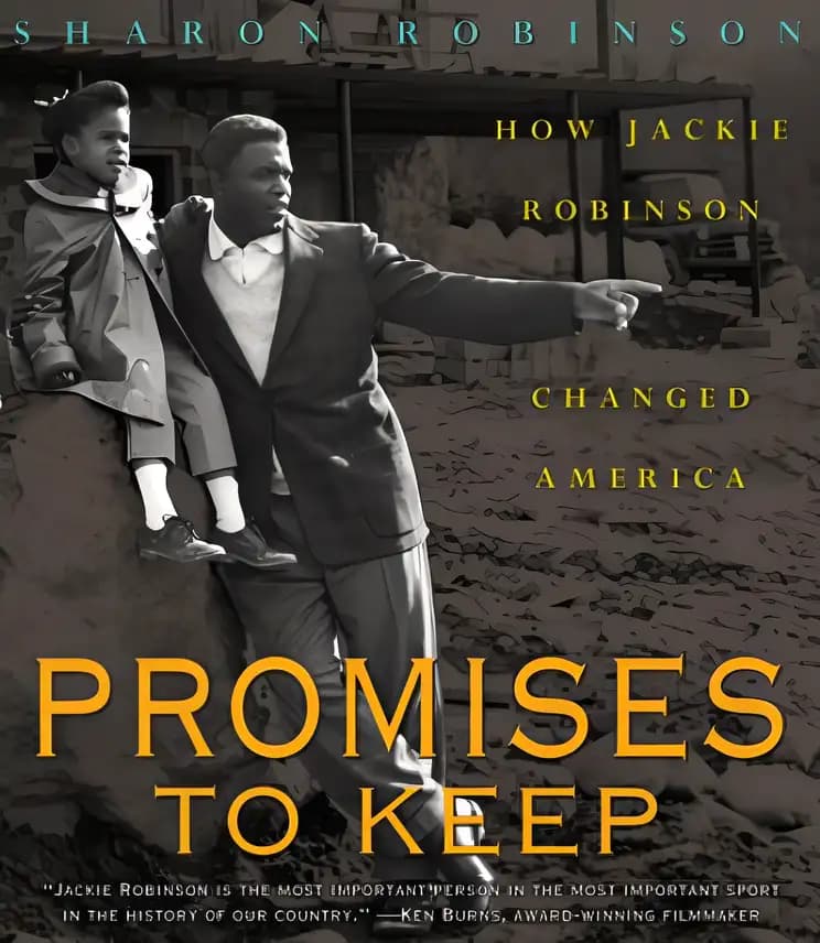 Book cover of 'Promises to Keep: How Jackie Robinson Changed America: How Jackie Robinson Changed America'