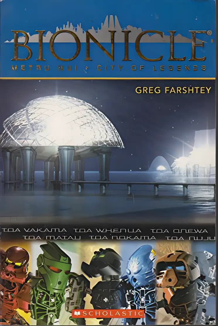 Book cover of 'Metru Nui: City of Legends (Bionicle)'