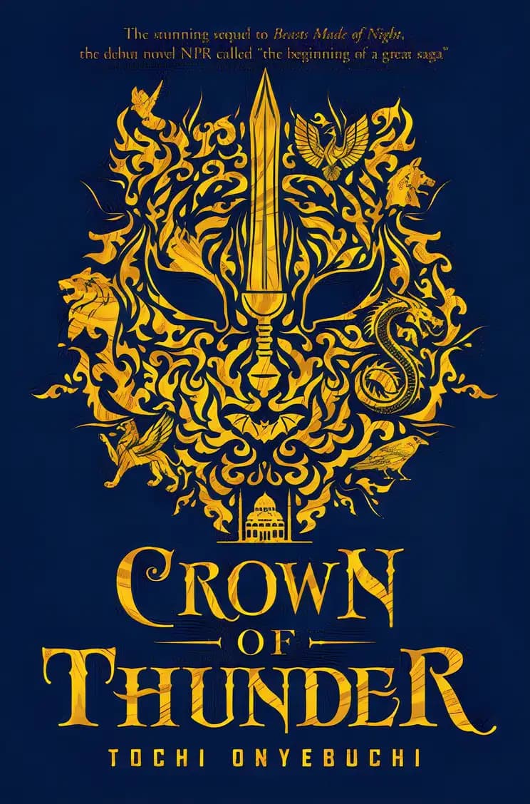 Book cover of 'Crown of Thunder: Beasts Made of Night'