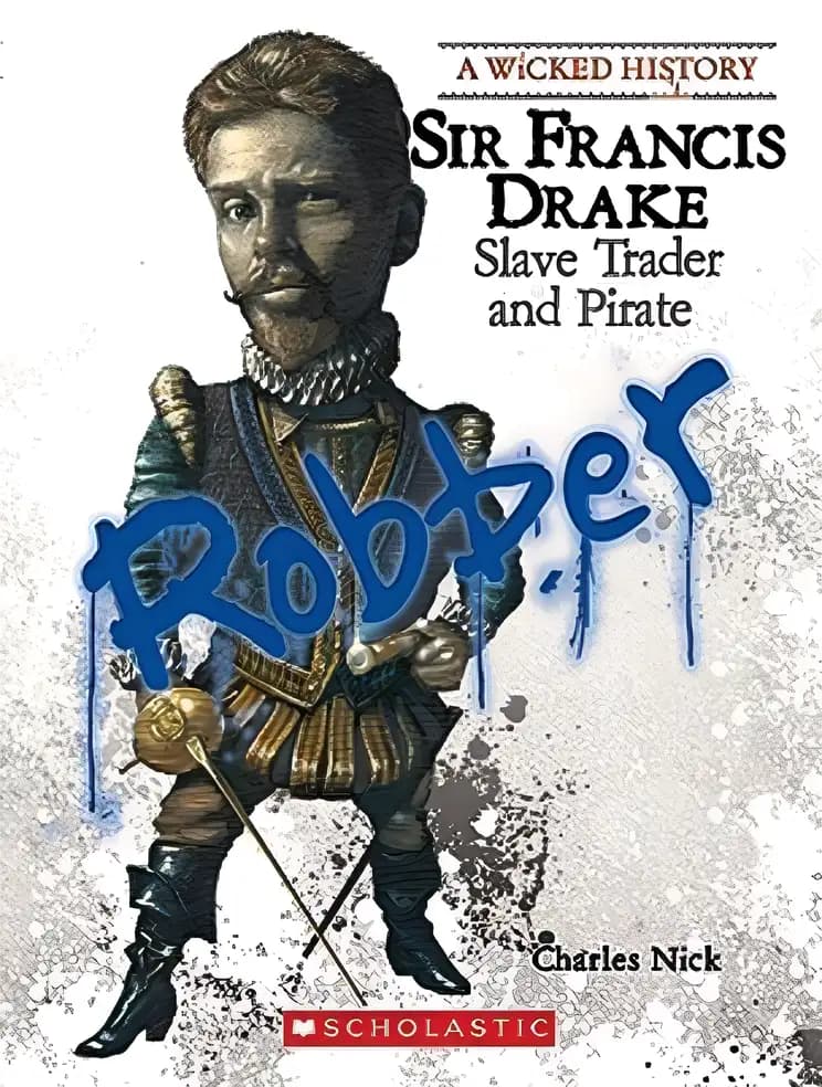 Book cover of 'Sir Francis Drake: Slave Trader And Pirate (Wicked History (Paperback)) (A Wicked History)'