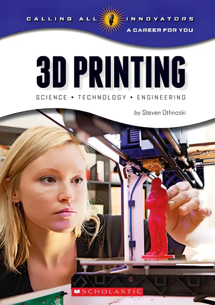 Book cover of '3D Printing: Science, Technology, and Engineering (Calling All Innovators: A Career for You)'
