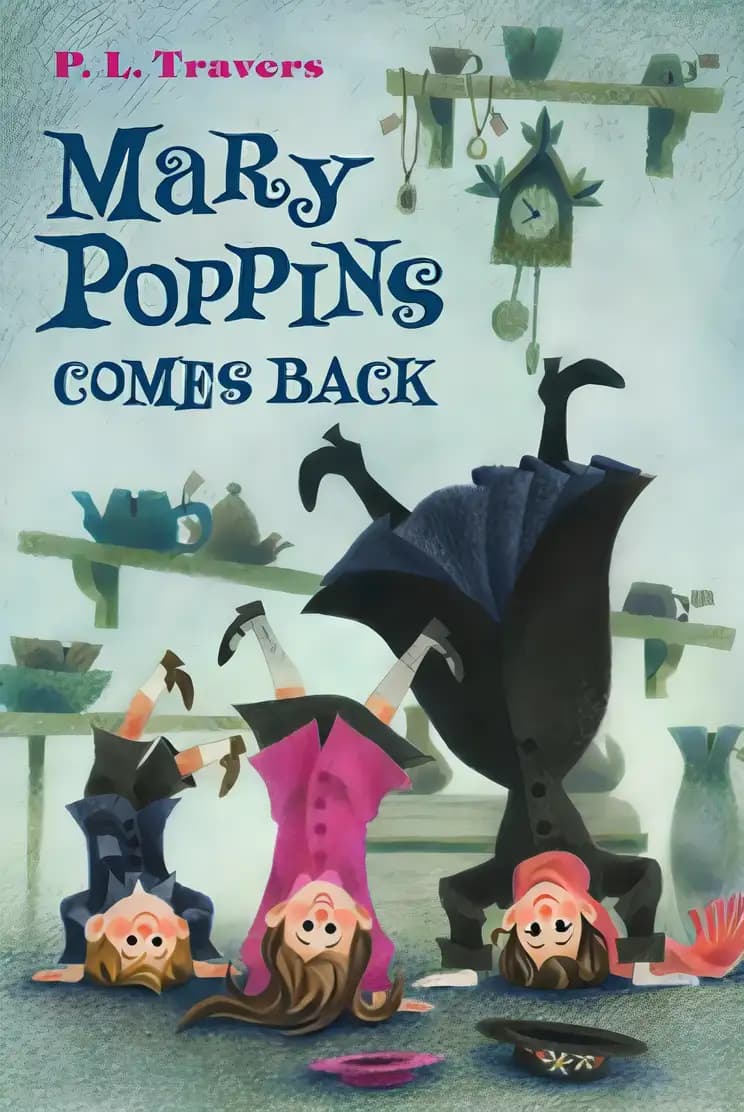 Book cover of 'Mary Poppins Comes Back'