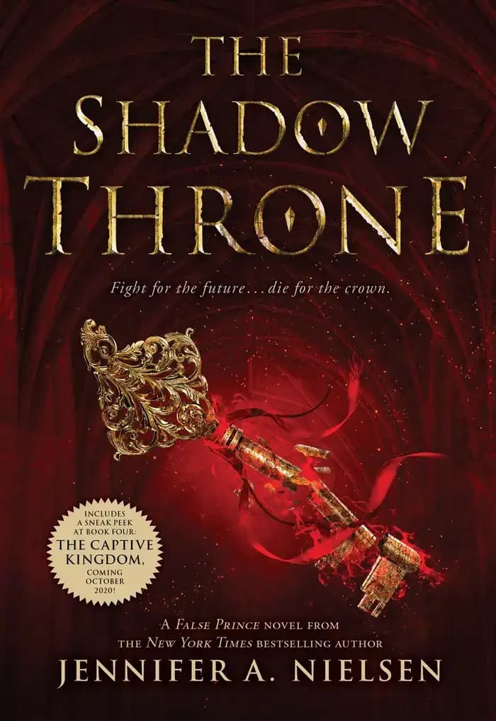 Book cover of 'The Shadow Throne: The Ascendance Trilogy'