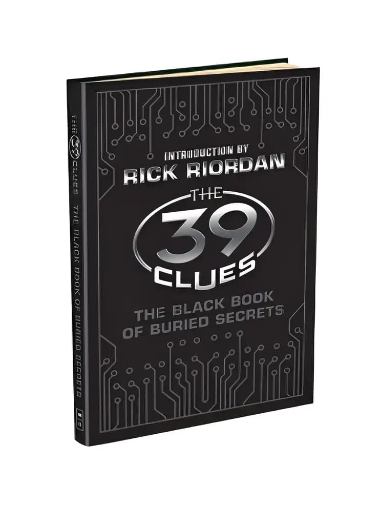 Book cover of 'The 39 Clues: The Black Book of Buried Secrets'