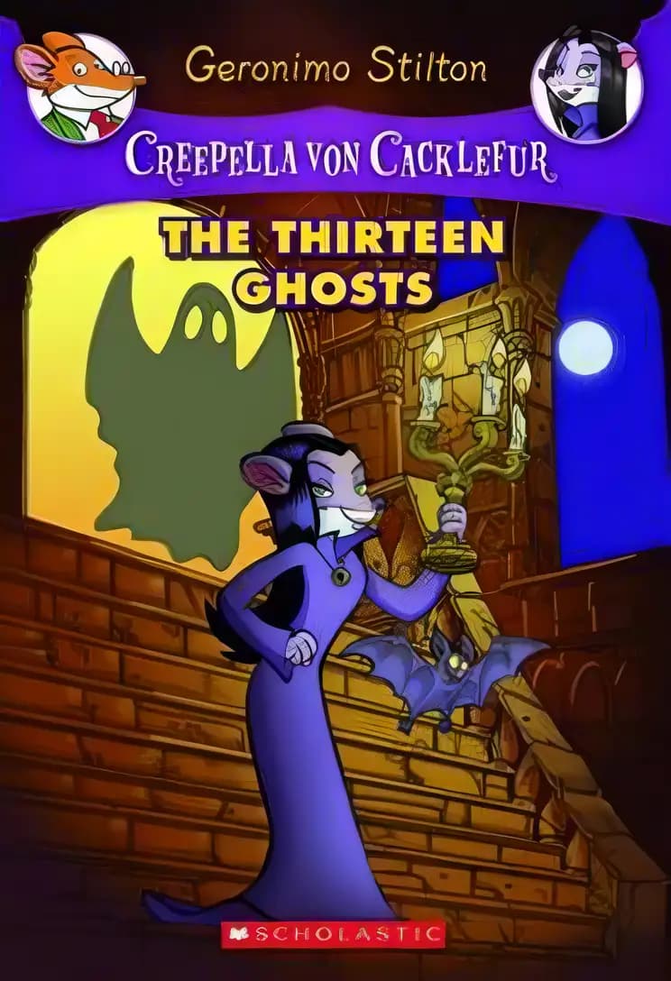 Book cover of 'The Thirteen Ghosts (Creepella von Cacklefur #1)'