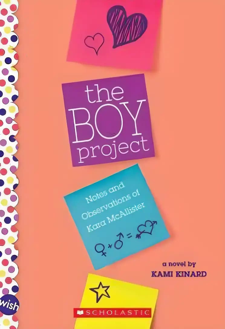Book cover of 'The Boy Project: A Wish Novel: Notes and Observations of Kara McAllister'