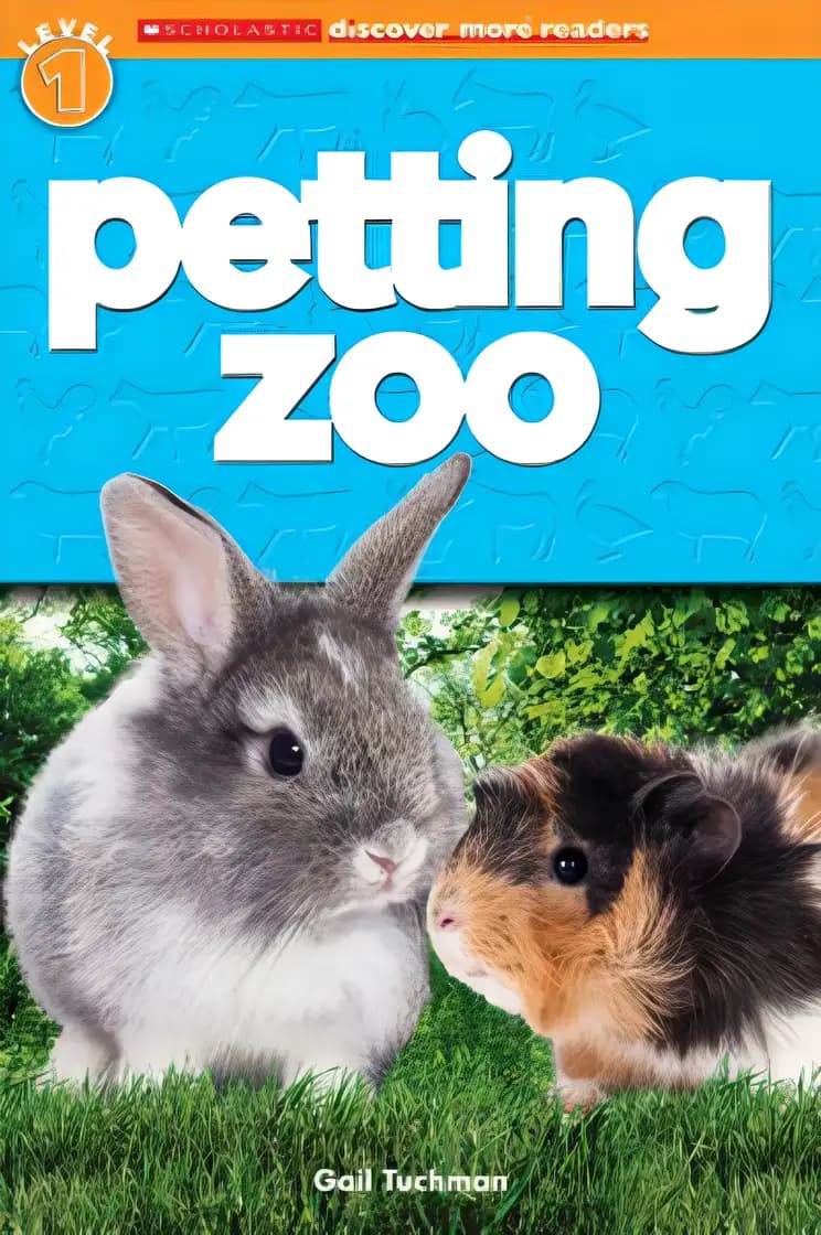 Book cover of 'Petting Zoo (Scholastic Discover More Reader, Level 1)'