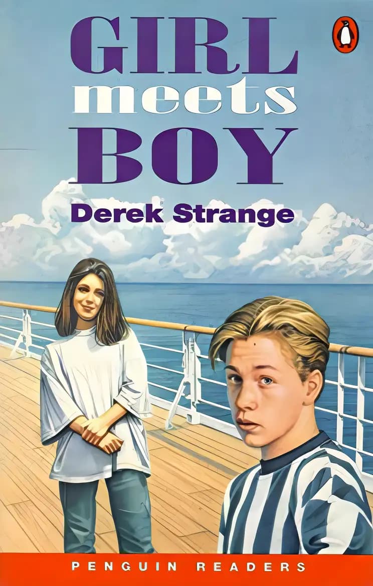 Book cover of 'Girl Meets Boy (Penguin Readers)'