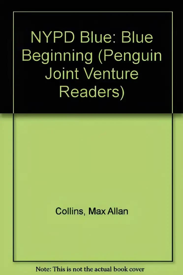 Book cover of 'NYPD Blue: The Blue Beginnings (Penguin Reader Level 3)'