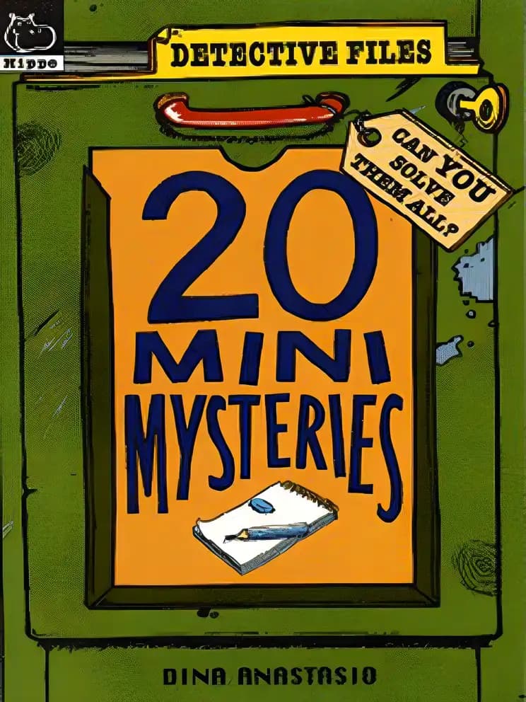 Book cover of '20 Mini-mysteries (Detective Files)'