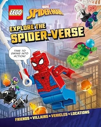 Book cover of 'LEGO Marvel Spider-Man Explore the Spider-Verse (Library Edition): Without Minifigure'