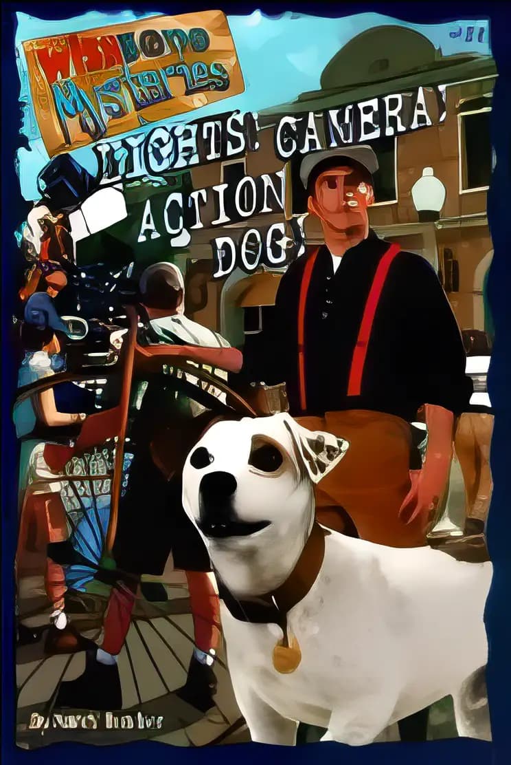 Book cover of 'Lights! Camera! Action Dog! (Wishbone Mysteries, 11)'