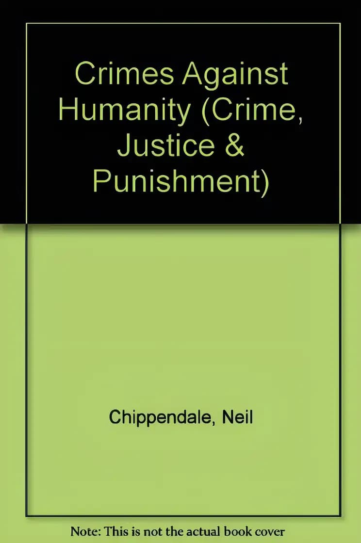 Book cover of 'Crimes Against Humanity (Crime Justice & Punishment)'