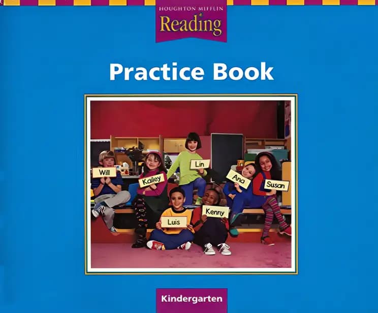 Book cover of 'Houghton Mifflin Reading: Practice Book Grade K'