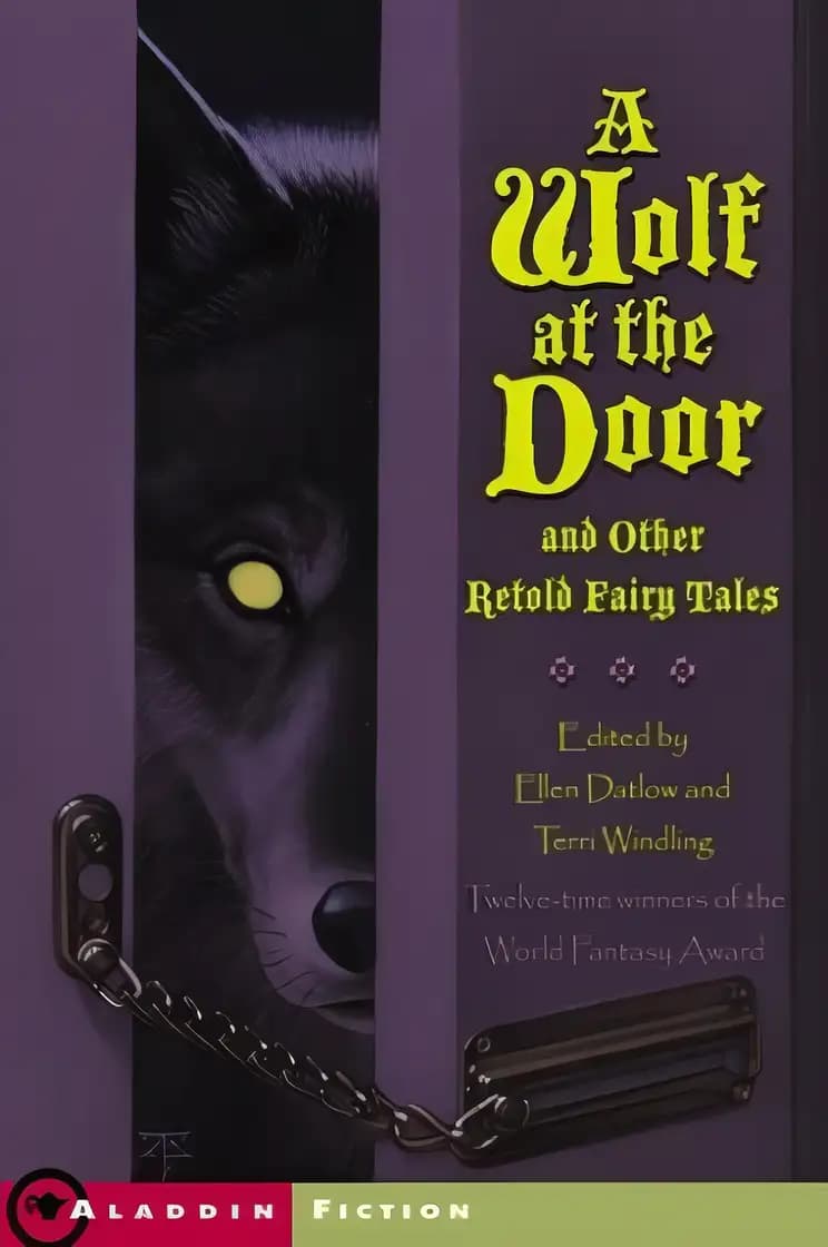 Book cover of 'A Wolf at the Door: and Other Retold Fairy Tales'