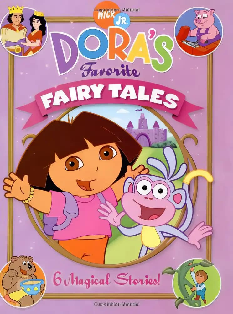 Book cover of 'Dora's Favorite Fairy Tales'