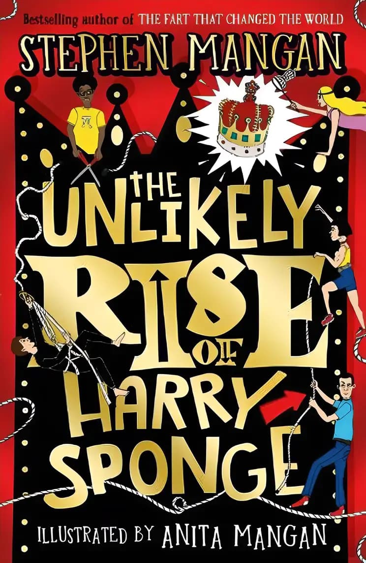 Book cover of 'The Unlikely Rise of Harry Sponge'