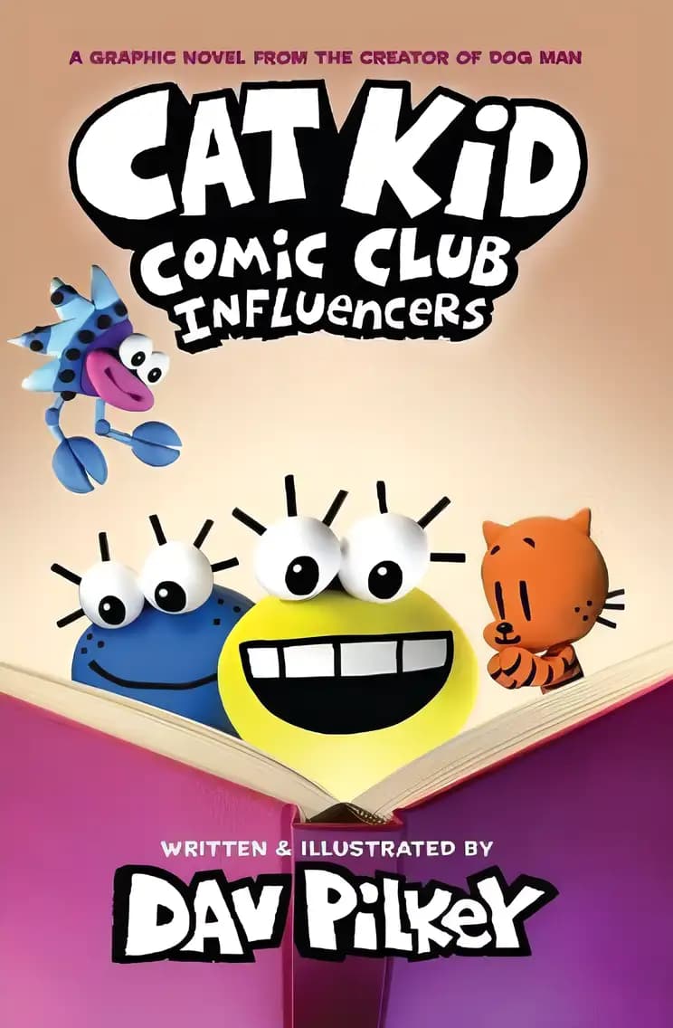 Book cover of 'Cat Kid Comic Club 5: Influencers'
