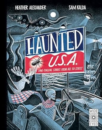 Book cover of 'Haunted USA: Spine-tingling stories from all 50 states (Americana)'