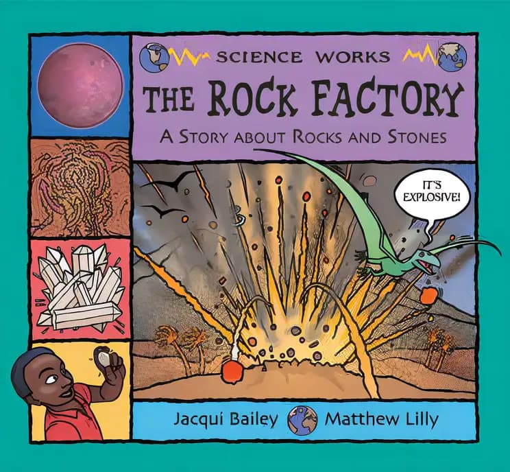 Book cover of 'The Rock Factory: A Story about Rocks and Stones (Science Works)'