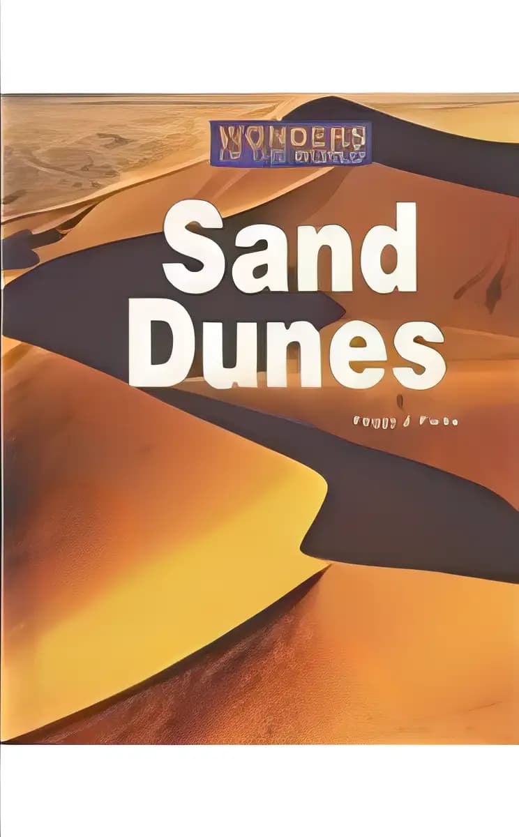 Book cover of 'Sand Dunes (Wonders of the World)'