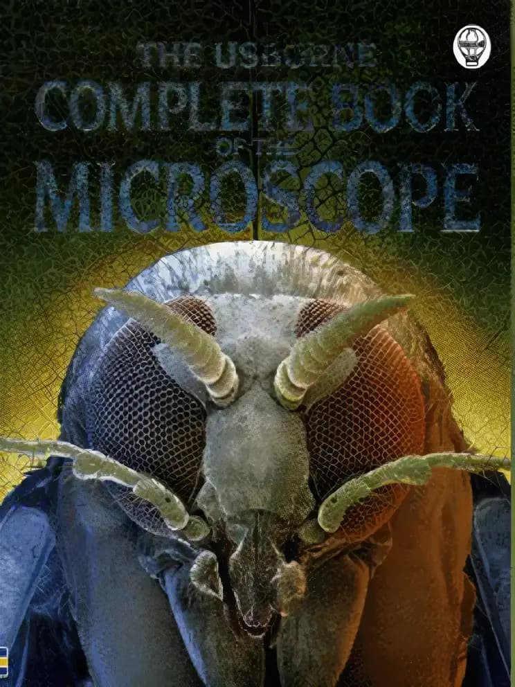 Book cover of 'The Internet-Linked Complete Book of the Microscope'