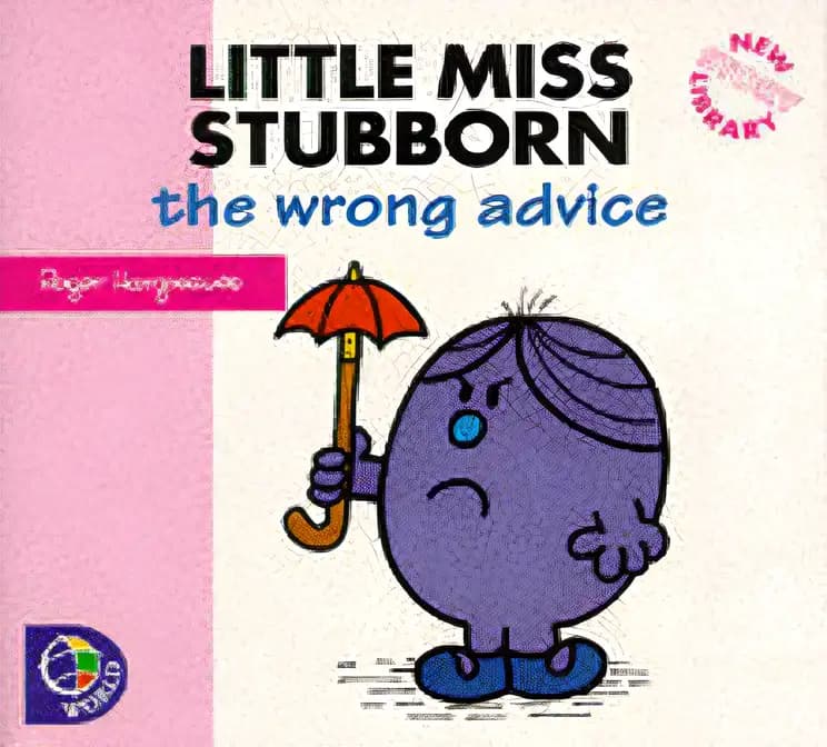 Book cover of 'Little Miss Stubborn (Mr. Men and Little Miss)'
